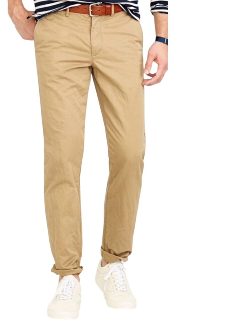 J. CREW Men's EUC 770™ Straight-Fit Broken-in Chino Khaki Pants | Size W38 x L32